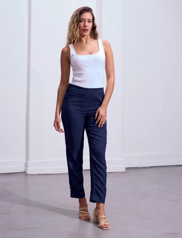 Pantalón Pull On Clásico AZUL
