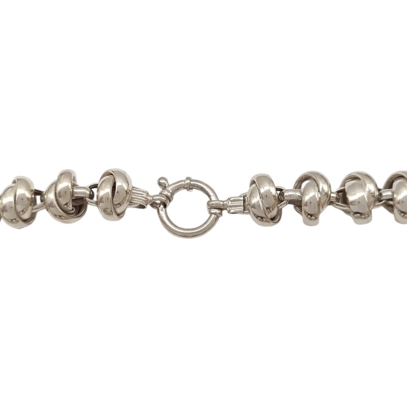 Cadena nudo enlazado-Plata 925-Sin Piedra-CD3360 sinpiedra