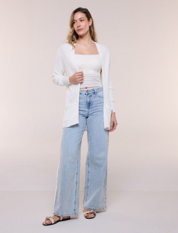Cardigan Abierto CRUDO
