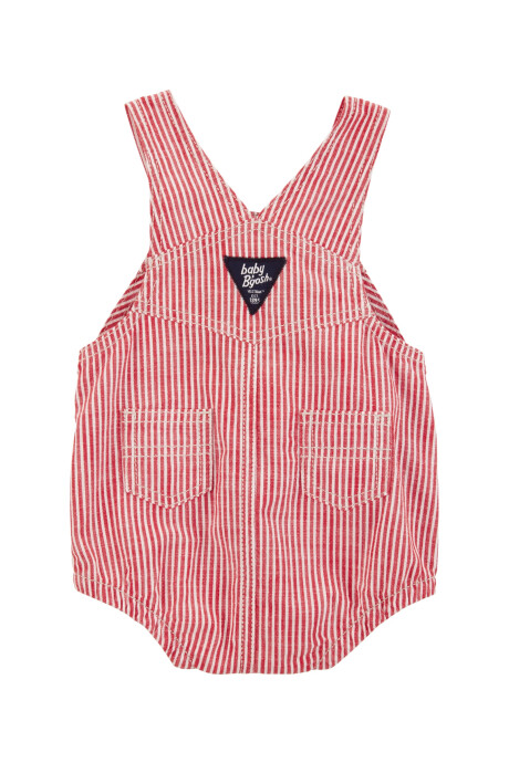 Enterito bombachudo de algodón, diseño a rayas Sin color