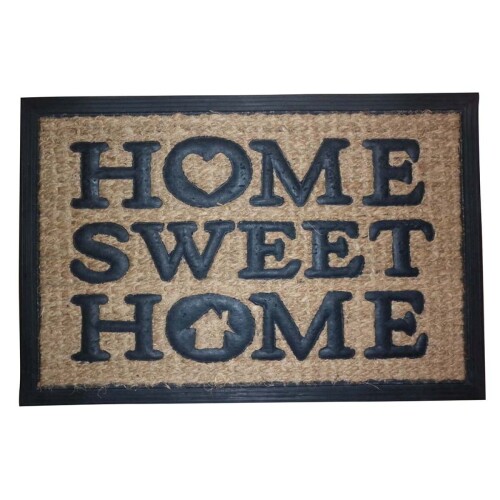 Felpudo Coco/Goma - 40x60 cm Home Sweet Home