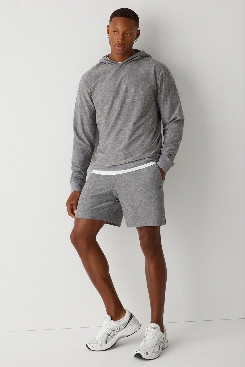 Polera The Cloud Jersey Hoodie Hombre Onyx Heather
