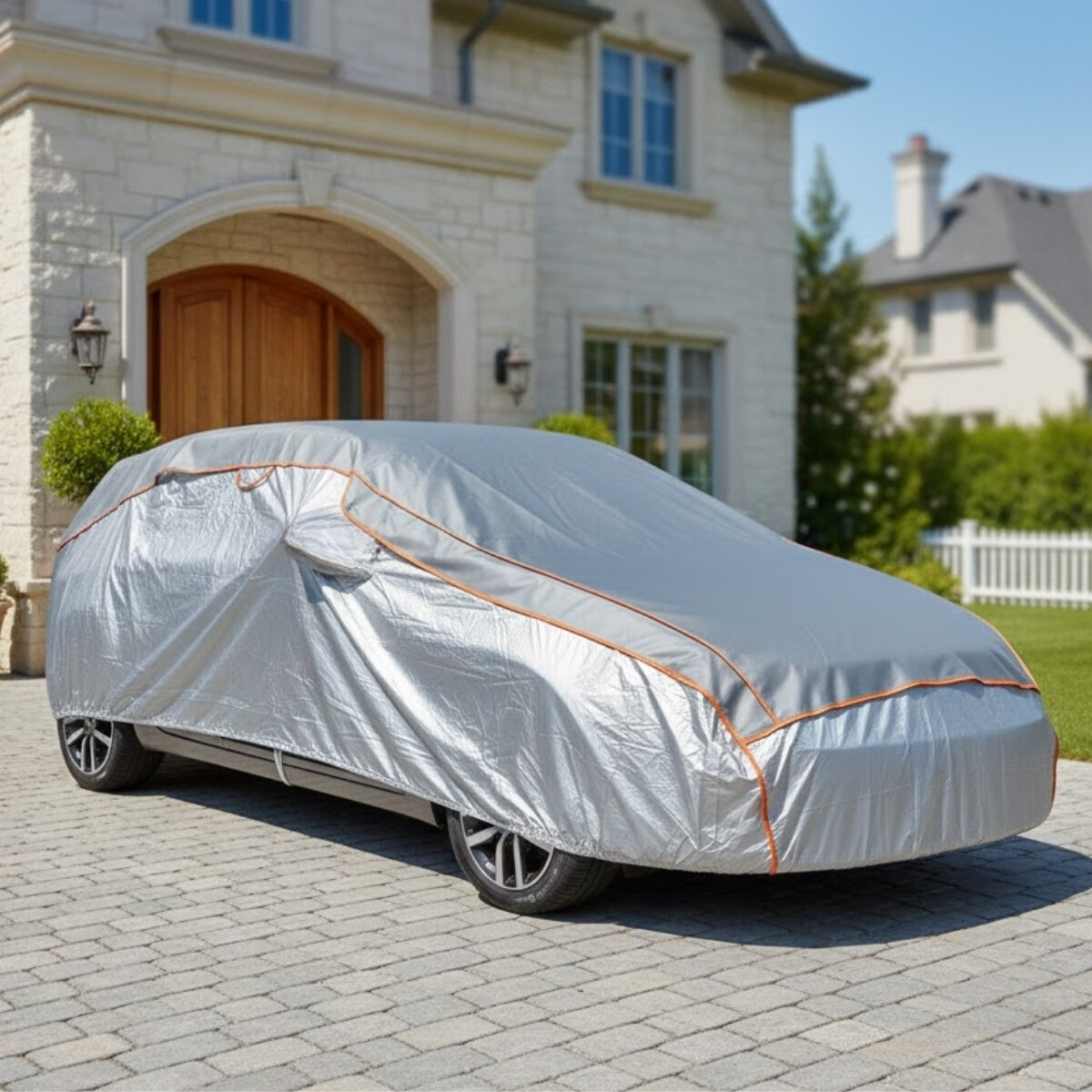 Cobertor de auto anti granizo 5mm M - GRIS 