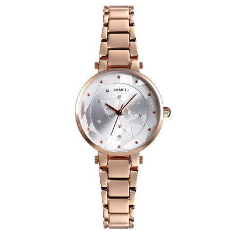 Reloj Skmei 1411RG para Mujer Analógico Acero Oro Rosa Reloj Skmei 1411rg Para Mujer Analógico Acero Oro Rosa