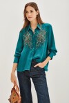 Camisa Gretel Shine Verde