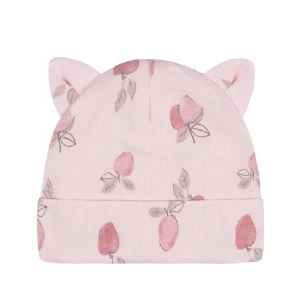 Set de 2 gorros y 2 mitones gerber rosado