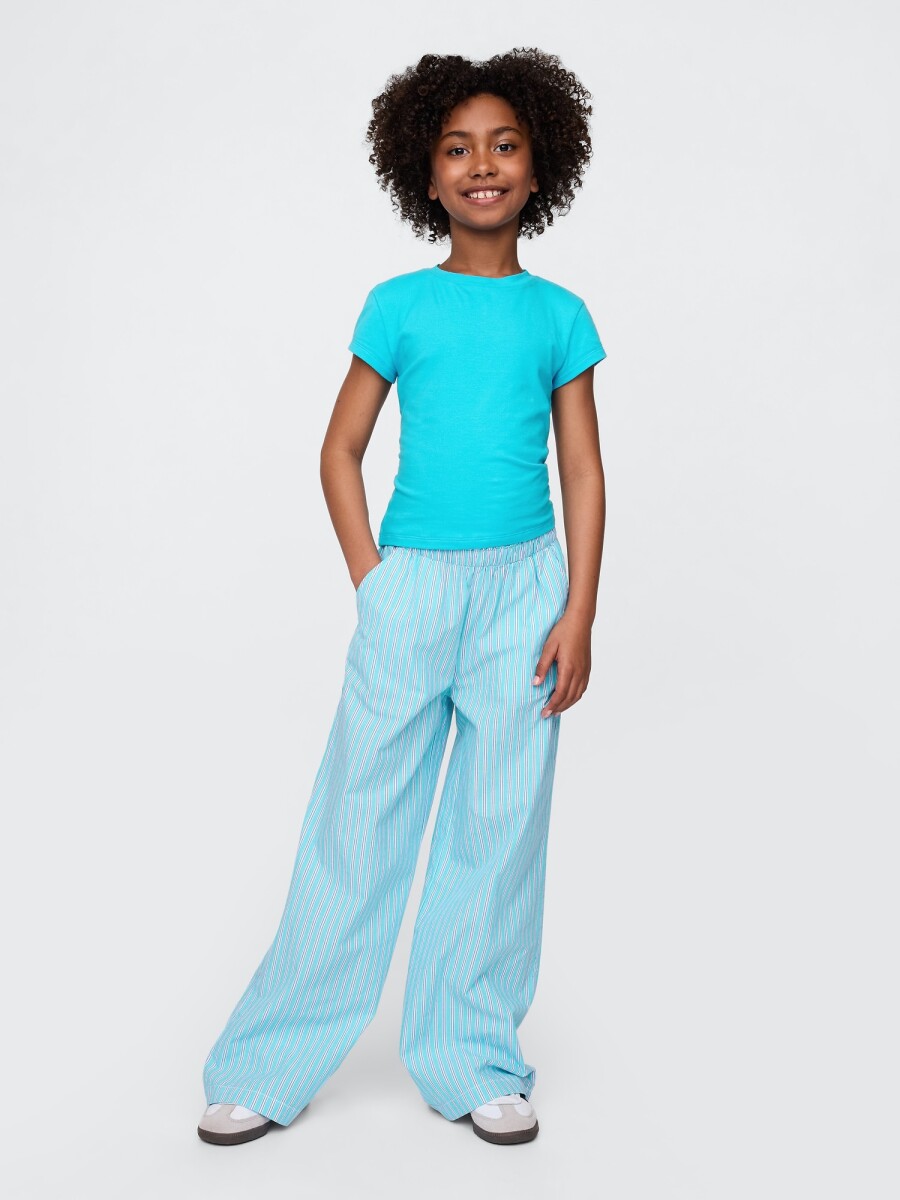 Jean Baggy Niña - Blue Stripe 