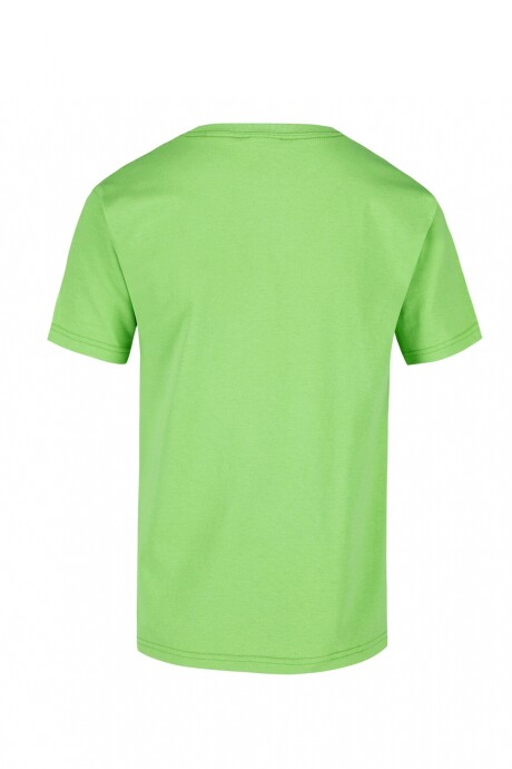 Camiseta a la base niño Verde lima