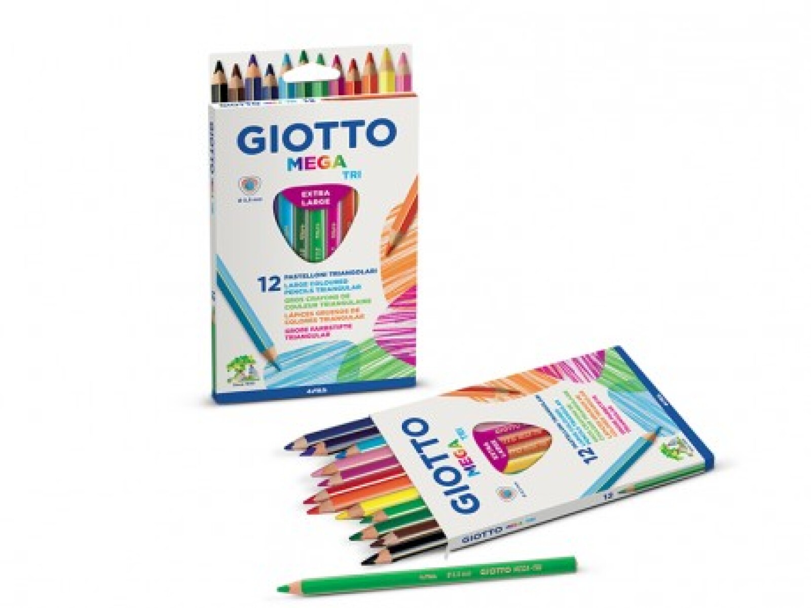 Lápices de colores Giotto Mega Tri 