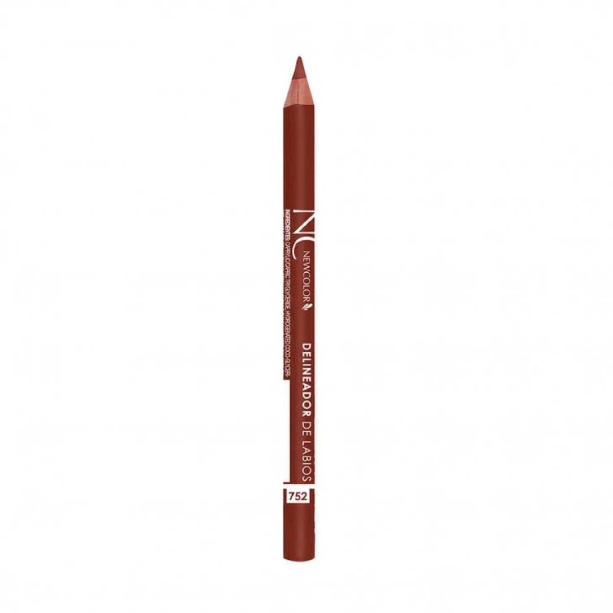 NEWCOLOR LAPIZ DELINEADOR DE LABIOS N° 752 MARRON X 1,2 g 