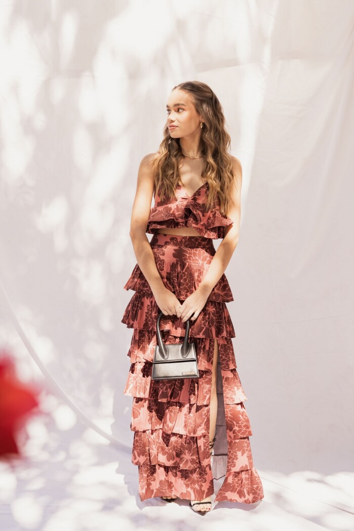 CONJUNTO SABRINA RUSTY RED DAHLIA CONJUNTO SABRINA RUSTY RED DAHLIA