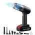 Aspiradora Inalambrica Recargable Portatil 3 en 1 Sopladora Variante Color Negro