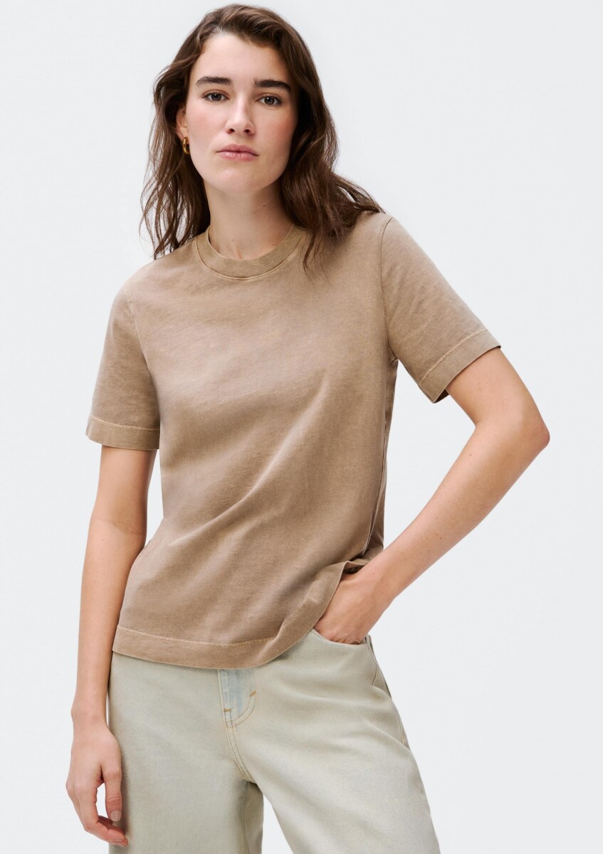 BLUSA MM FEM - MARROM ESCURO 