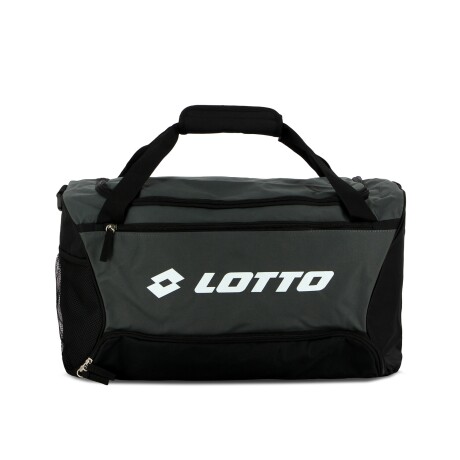 Bolso Deportivo Lotto Mediano Negro-Gris