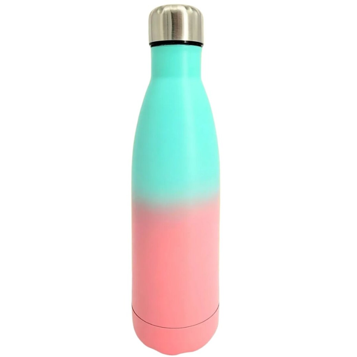 Botella térmica combinada de acero inoxidable de 500ml - Verde/rosa 