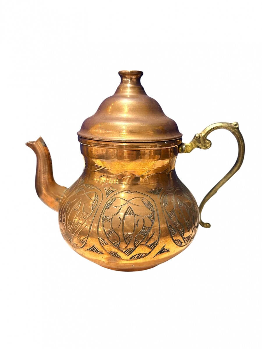 PROMO Tetera cobre lisa T2 - Con diseño 1 T2 