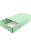 Caja eco 13 tipo caja fosforo 10x14x3 cm. VERDE AGUA