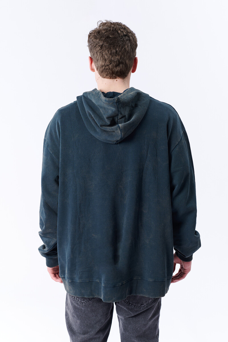 Canguro deportivo oversize Verde Petróleo