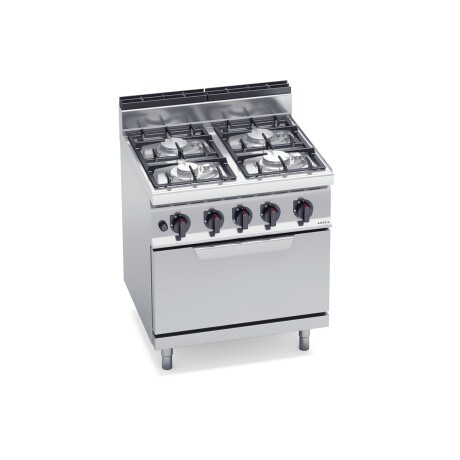 Cocina industrial de 4 hornallas a gas/súper gas con horno Cocina industrial de 4 hornallas a gas/súper gas con horno