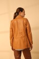 Blazer Cipra Couro Dulce de leche