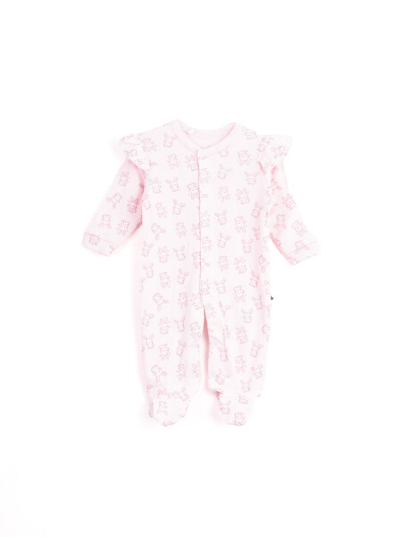 ENTERITO ESTAMPADO VOLADO ROSADO