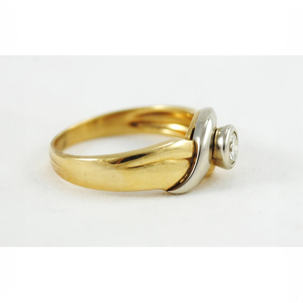 Anillo Oro 18K Con Brillante Anillo Oro 18K Con Brillante