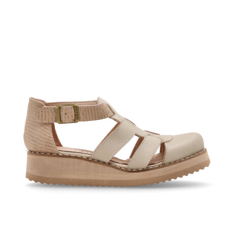 SANDALIAS VENET - CUERO LILE BEIGE