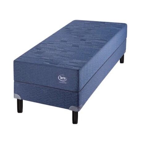 Conjunto Sommier y Colchón Hybrid en caja - 1 Plaza 0.90 x 2.00