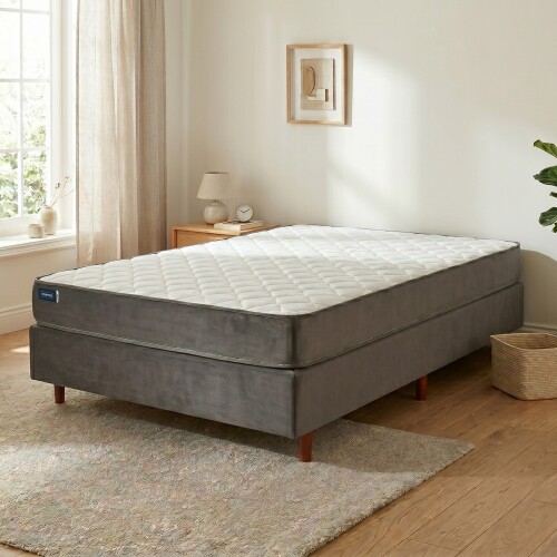 Conjunto Sommier 2 PLAZAS Espuma 120 Kg - Personalité Lite Conjunto Sommier 2 PLAZAS Espuma 120 Kg - Personalité Lite