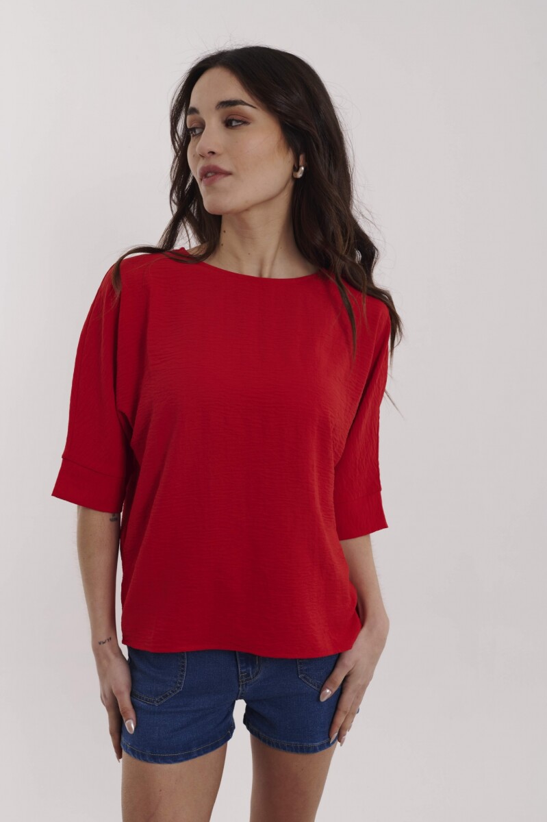 BLUSA JUSTA - ROJO 