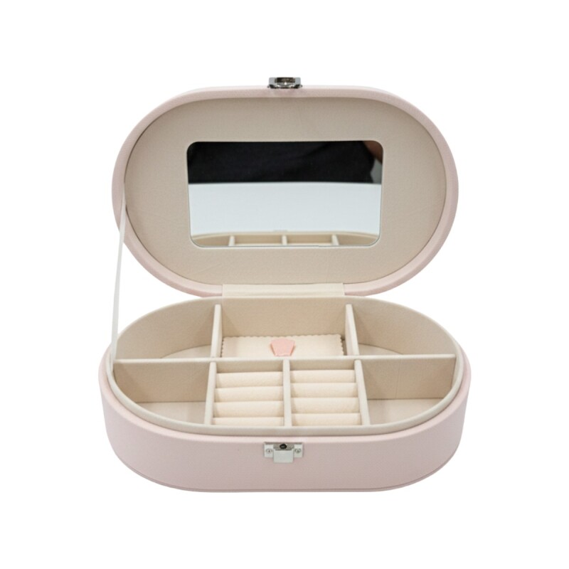 JOYERO ROSA C/DIS 22.5X13.5X6.5CM Unica