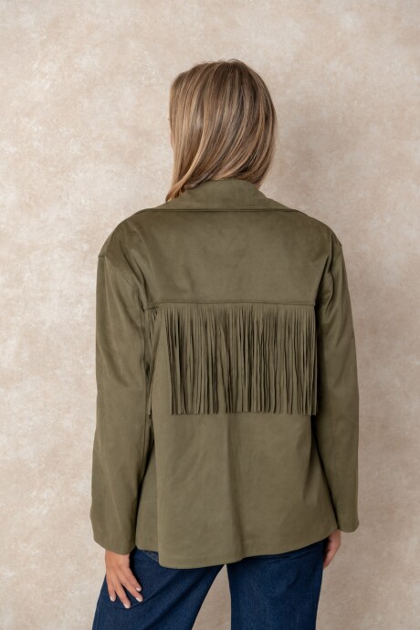 CHAQUETA CRETA Verde seco