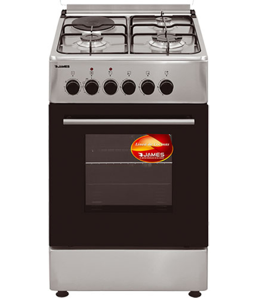 COCINA JAMES C 211 A TKS- 3H 1D HE Acero INOX Combinada - Sin color 