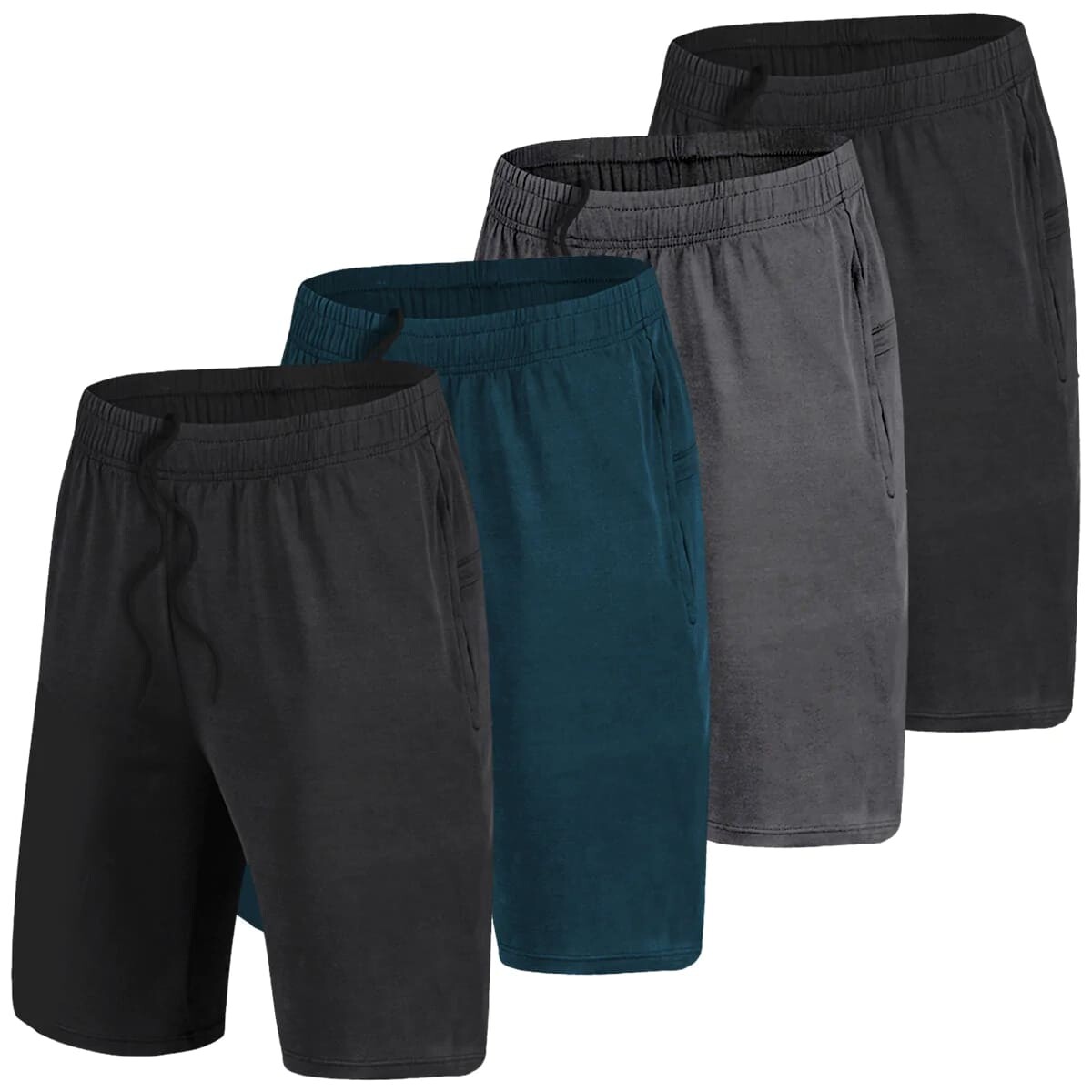 Short Deportivo Set X4 Pcs Colores Para Entrenamiento - Varios 