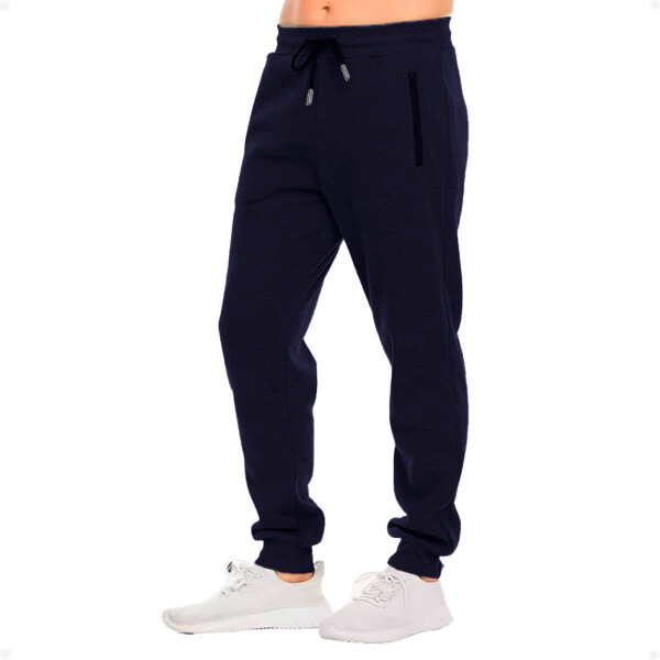Pantalón Jogging Para Hombre Deportivo Basic Azul