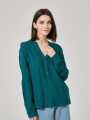 Blusa Yura Verde Azulado