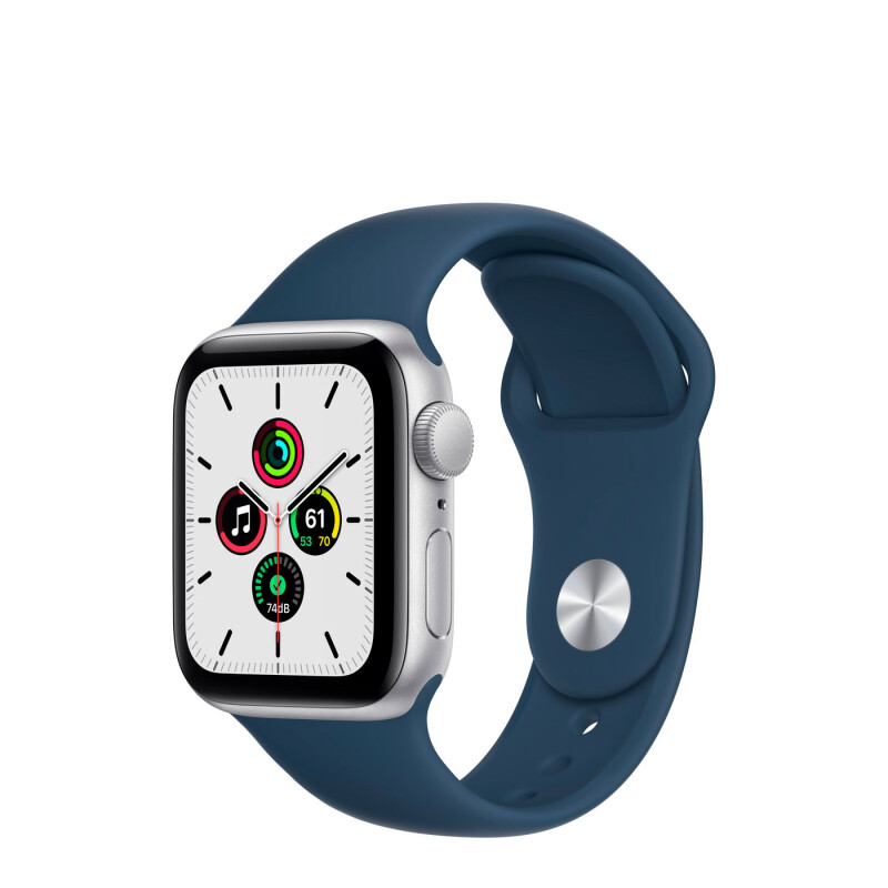 Apple Watch SE 40mm Silver Abyss Blue Sport Band Apple Watch SE 40mm Silver Abyss Blue Sport Band