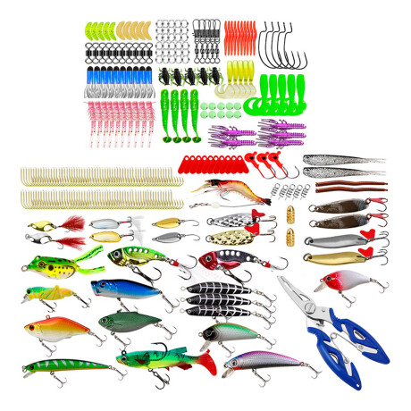 Kit Valija Organizador Señuelos Para Pesca 300 Piezas Cpg008013