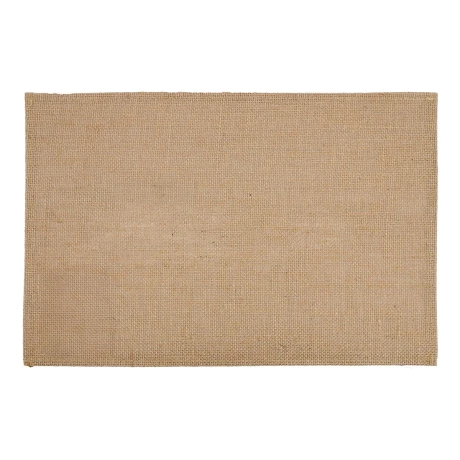 Individual de arpillera liso rectangular Individual de arpillera liso rectangular