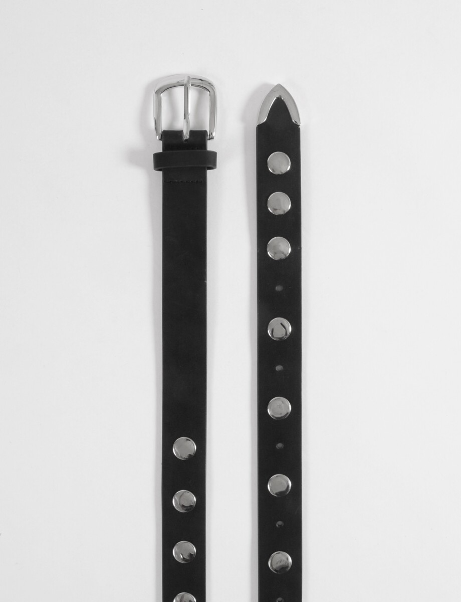 Cinturón tachas - negro 