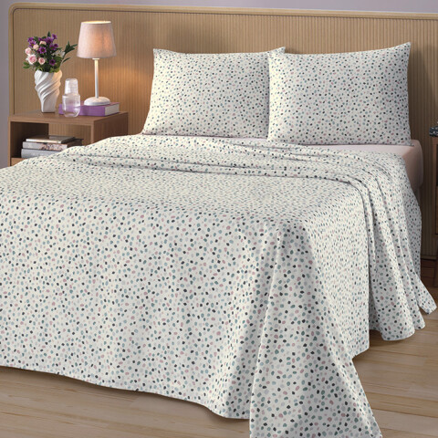 Juego Sábanas Queen Size Dohler 150 Hilos 100% Algodón SERENA