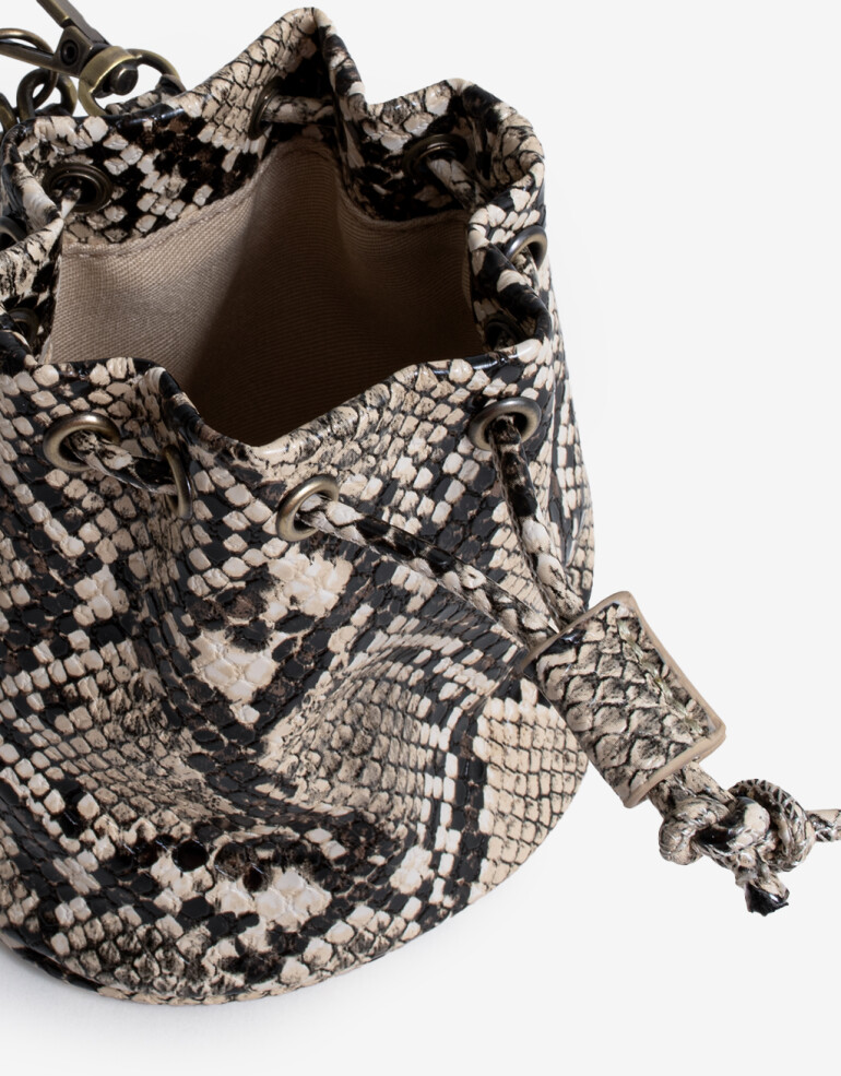 Monederos Monedero Mini Bag Snake - Estampado Animal Print