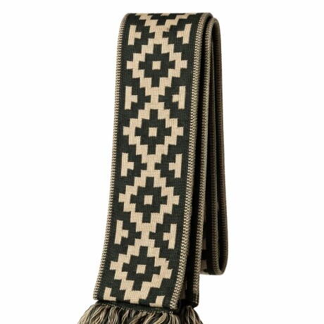 Faja Guarda Pampa Reversibles Verde con beige