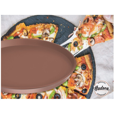 Pizzera Redonda Con Doble Antiadherente 35 Cm Hudson Pizzera Redonda Con Doble Antiadherente 35 Cm Hudson