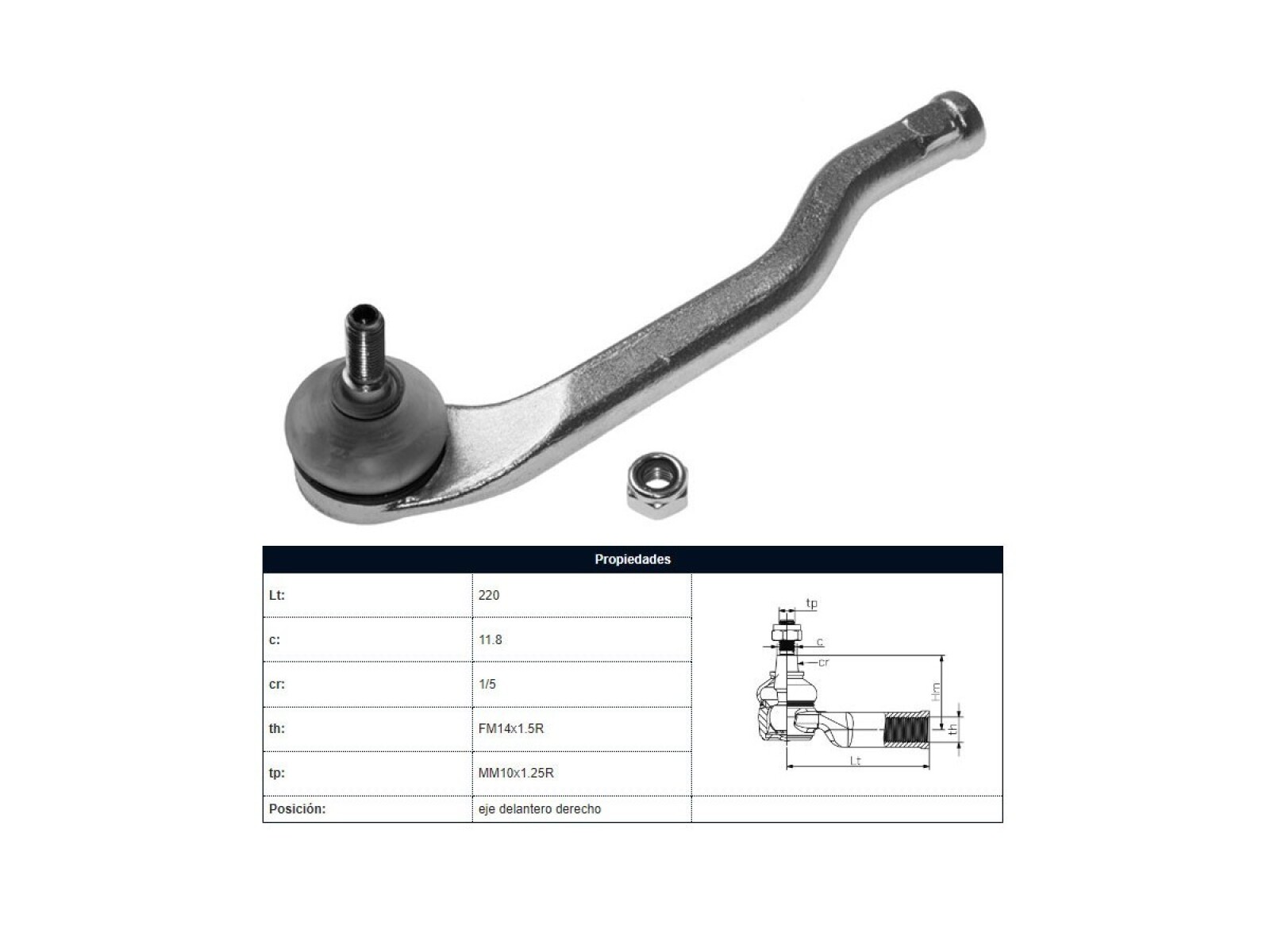 Puntero Renault Oroch/Captur/Duster 11-25 Der 