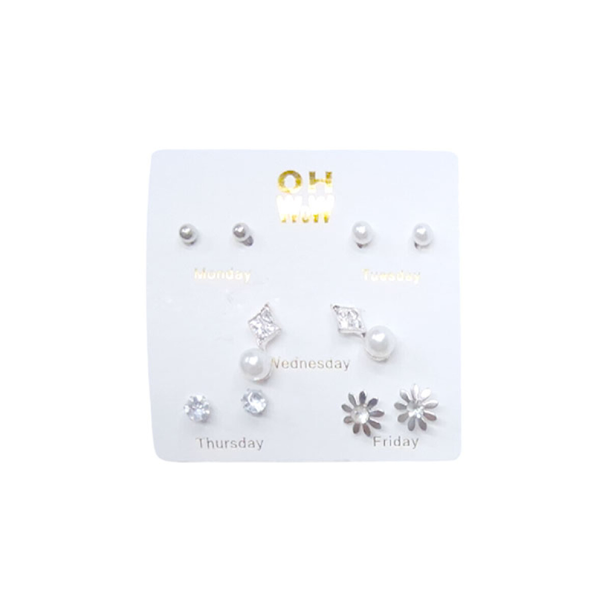 Caravanas hipoalergénicas x5 pares - Caravanas Hipoalergénicas X5 Pares 