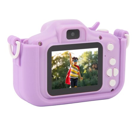 cámara De Fotos Infantil Violeta