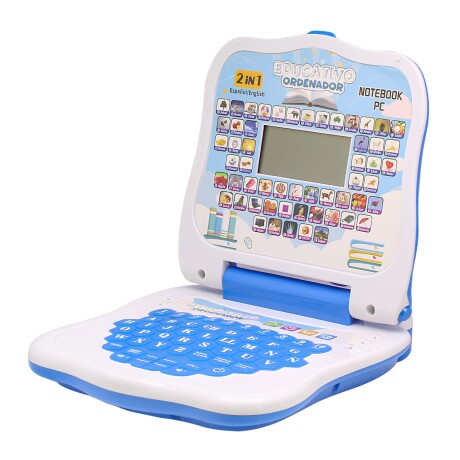Mini Laptop Infantil Educativa Didactica Azul