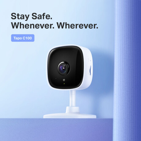 Tp-link - Cámara de Seguridad Tapo C100. 1080P Full Hd. Visión Nocturna 10 M. Color Blanco. 001