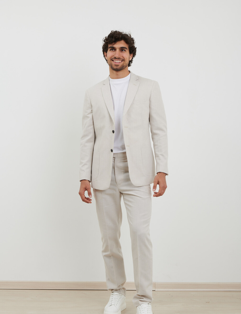 110570 SACO HARRINGTON LABEL Beige